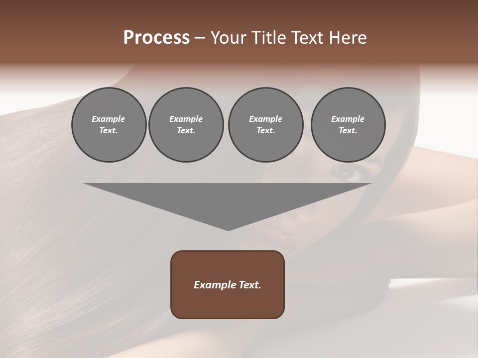 Styling Woman Straight PowerPoint Template