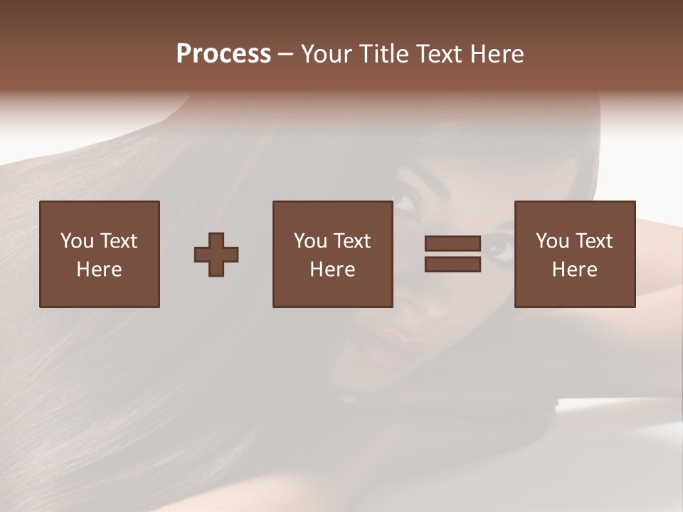 Styling Woman Straight PowerPoint Template