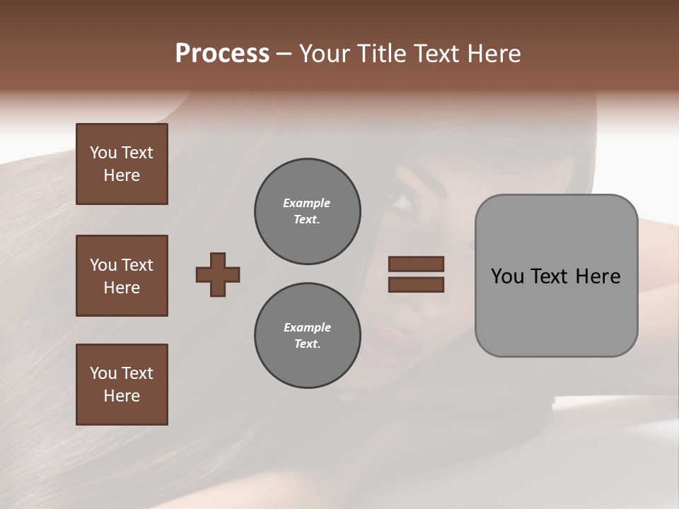 Styling Woman Straight PowerPoint Template