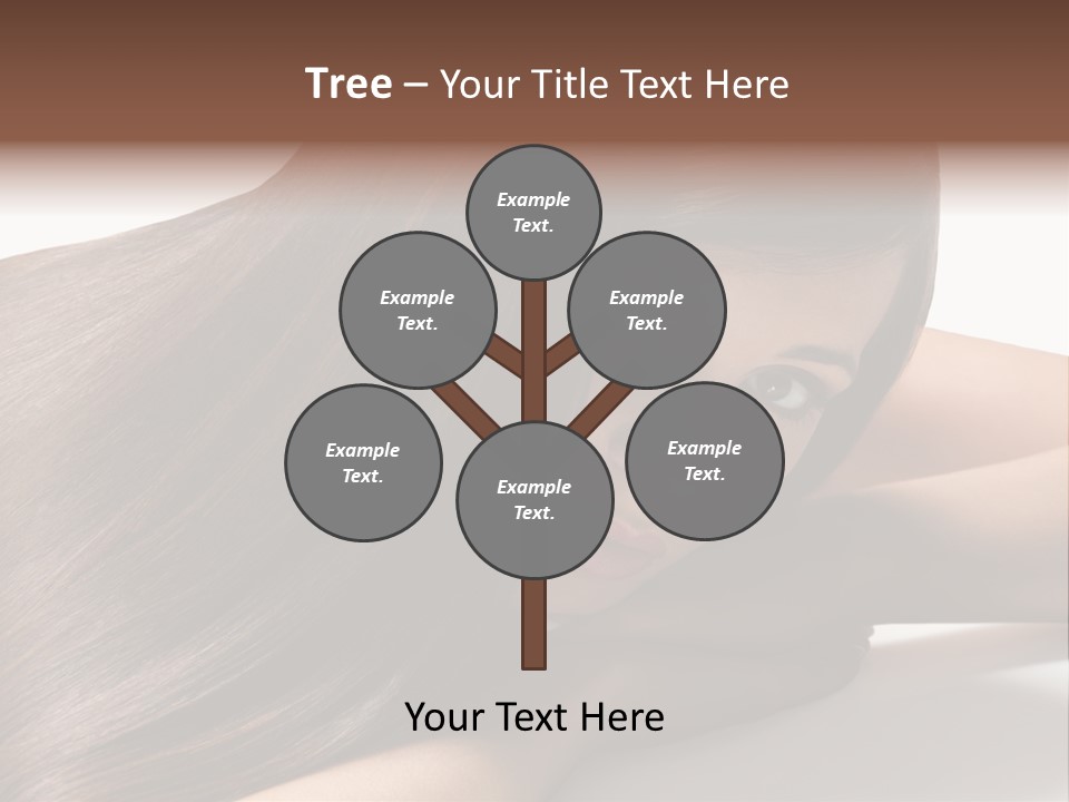 Styling Woman Straight PowerPoint Template