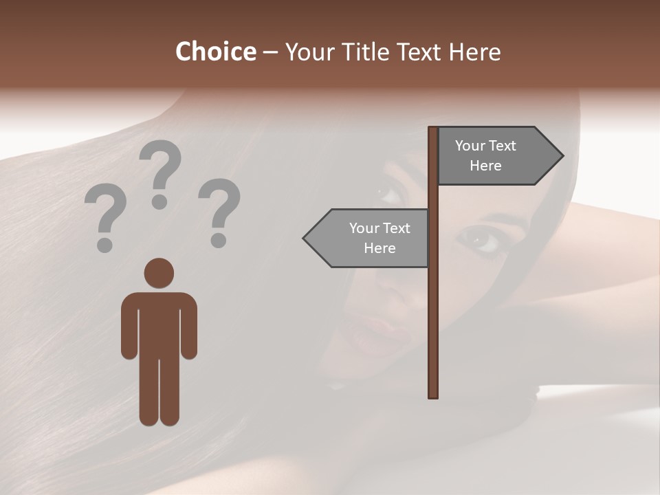 Styling Woman Straight PowerPoint Template