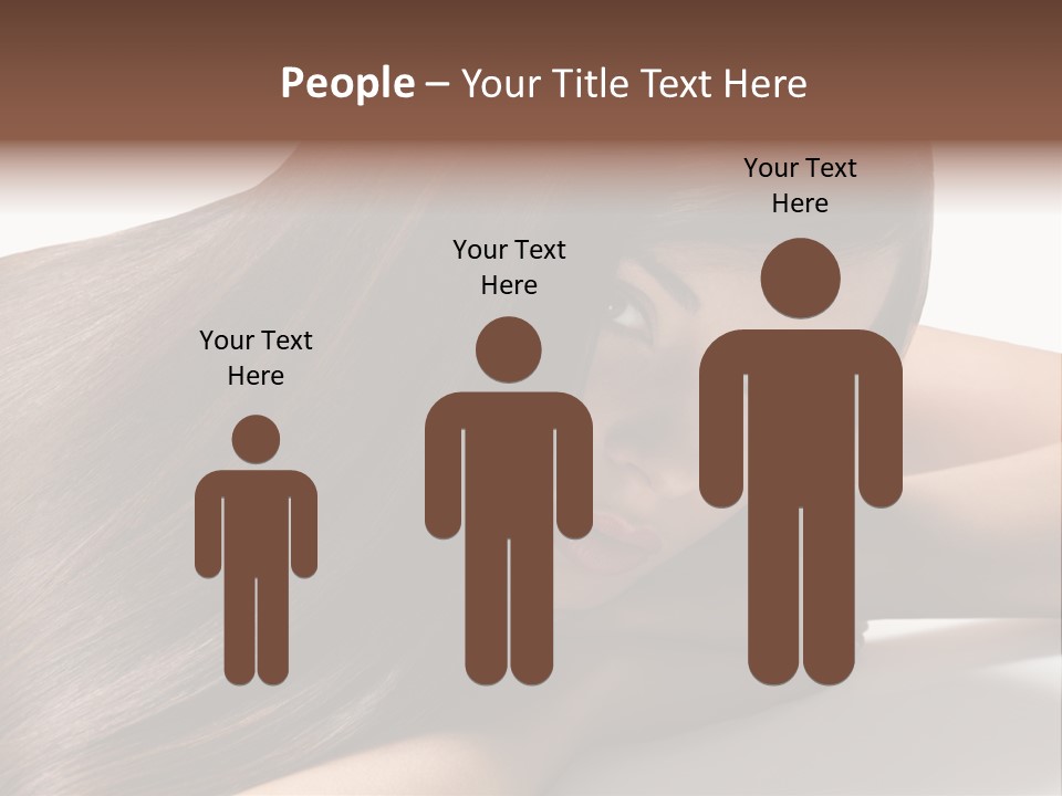 Styling Woman Straight PowerPoint Template