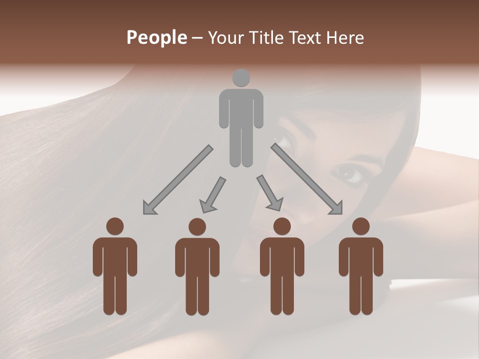 Styling Woman Straight PowerPoint Template