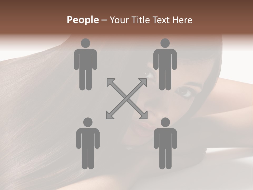 Styling Woman Straight PowerPoint Template