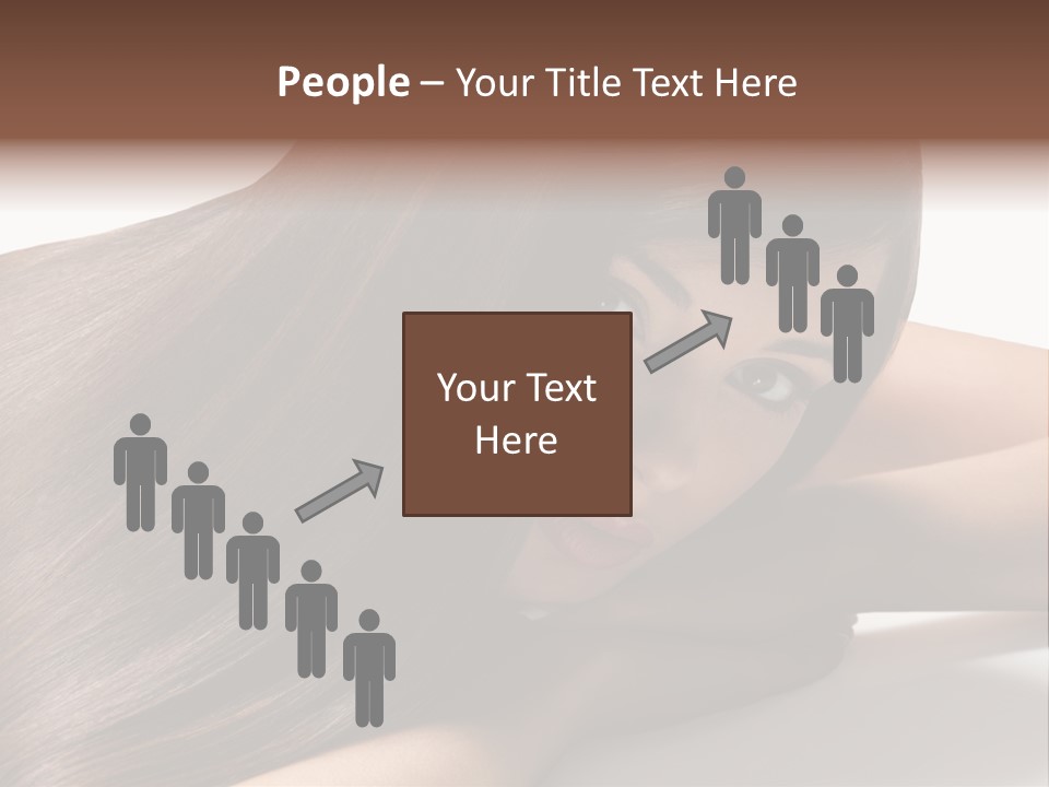 Styling Woman Straight PowerPoint Template