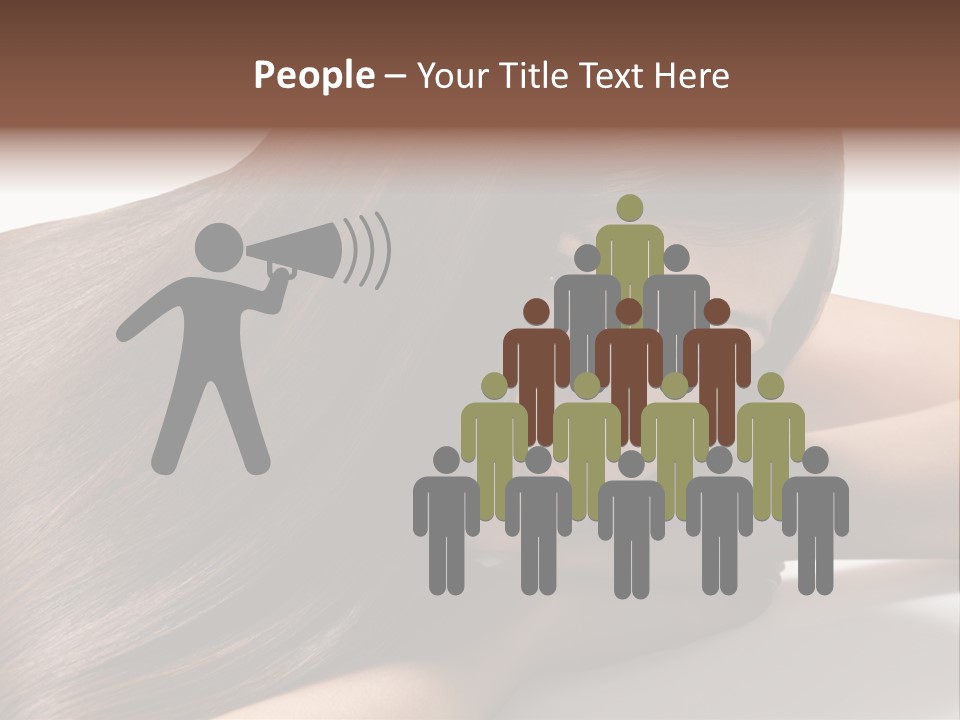 Styling Woman Straight PowerPoint Template