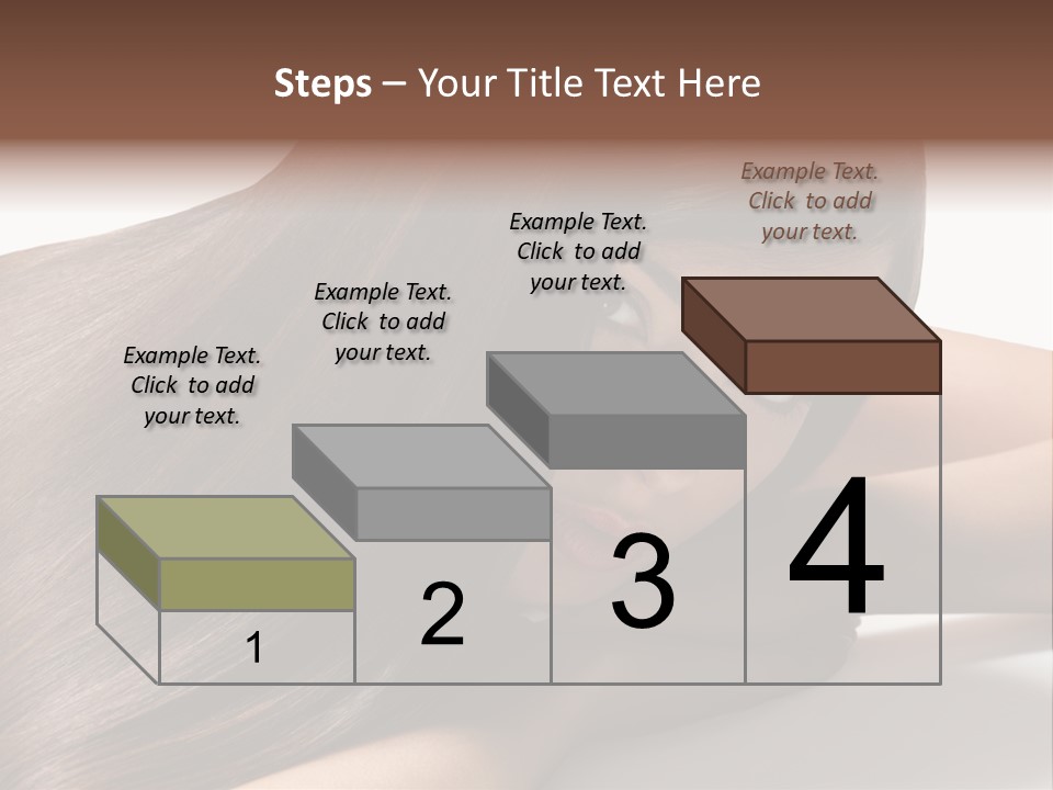 Styling Woman Straight PowerPoint Template