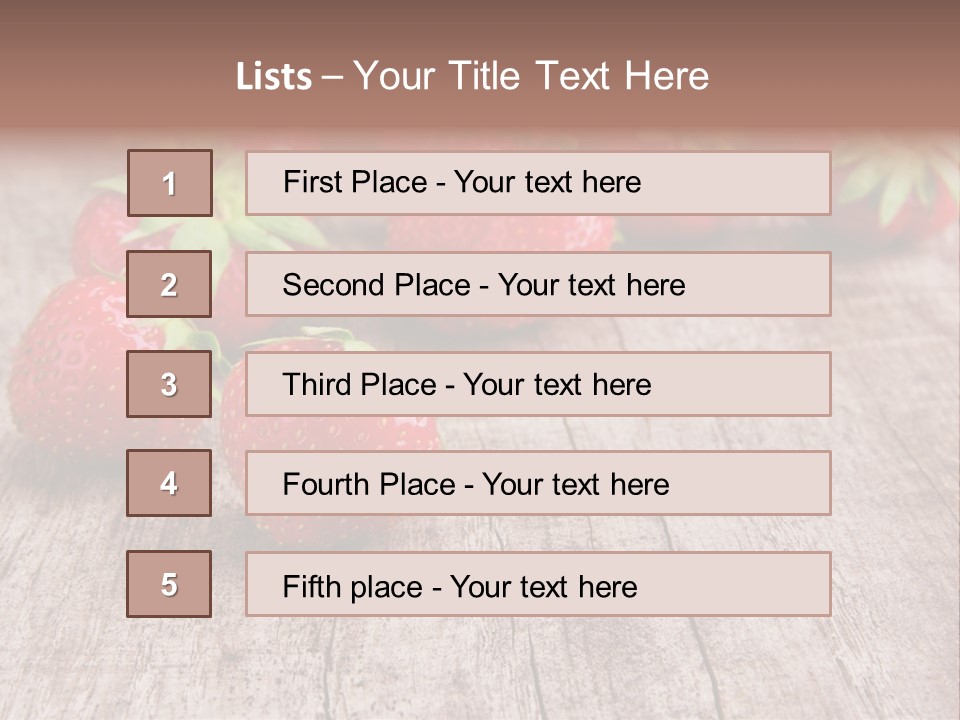 Market Glass Summer PowerPoint Template