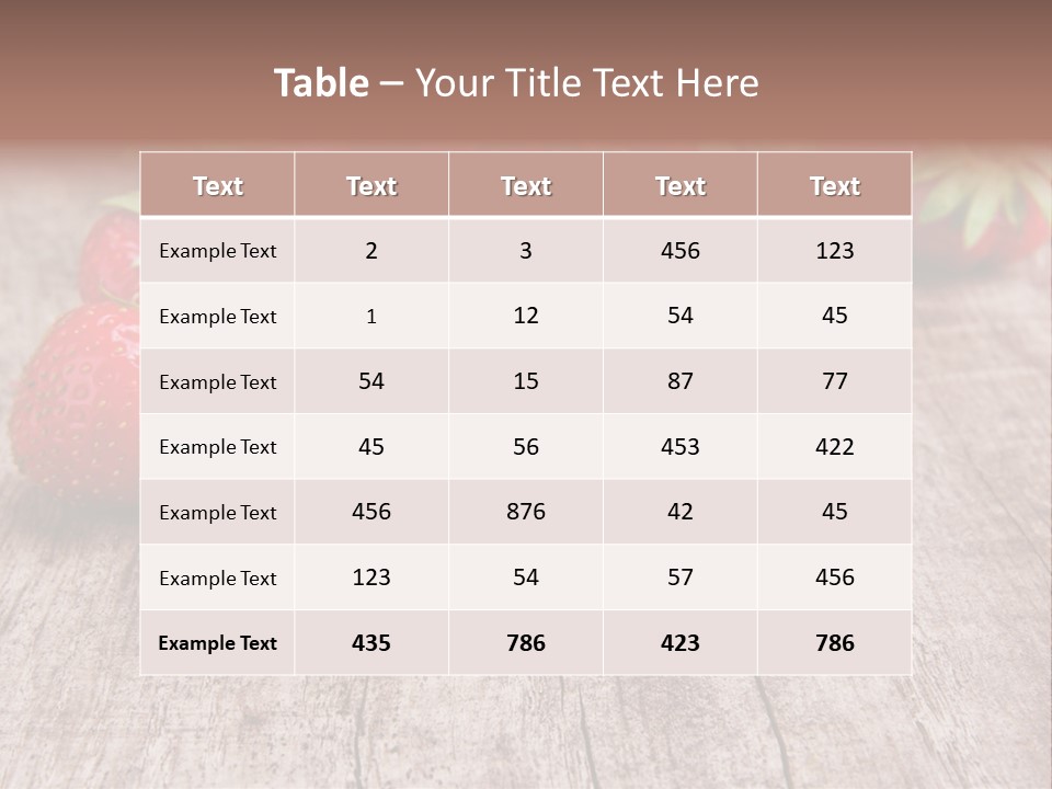 Market Glass Summer PowerPoint Template