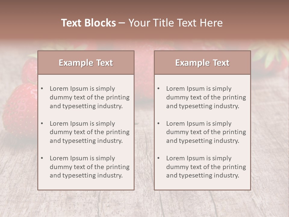 Market Glass Summer PowerPoint Template