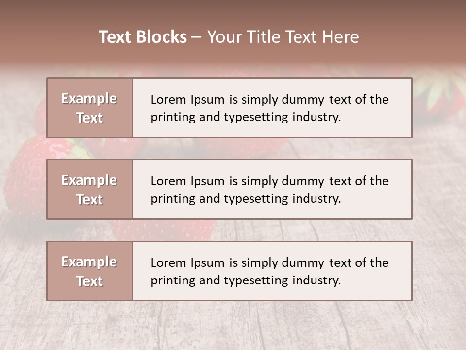 Market Glass Summer PowerPoint Template