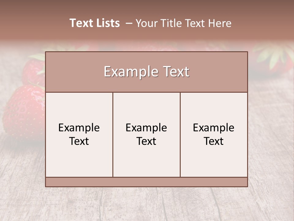 Market Glass Summer PowerPoint Template