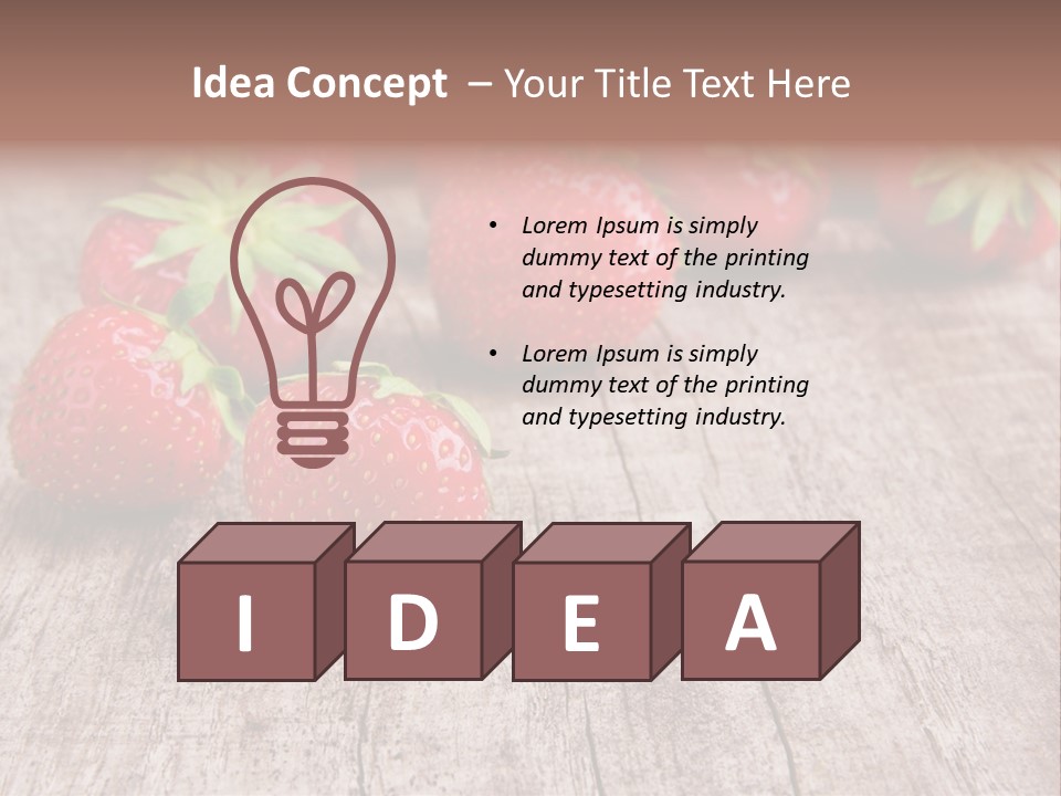 Market Glass Summer PowerPoint Template