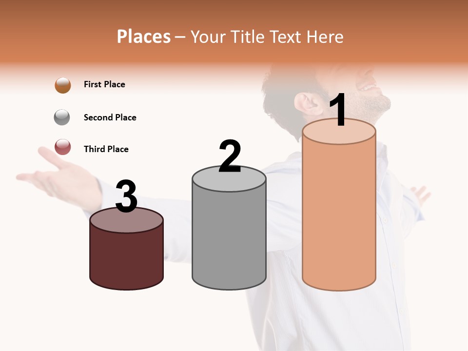 Winner Celebrating Happiness PowerPoint Template