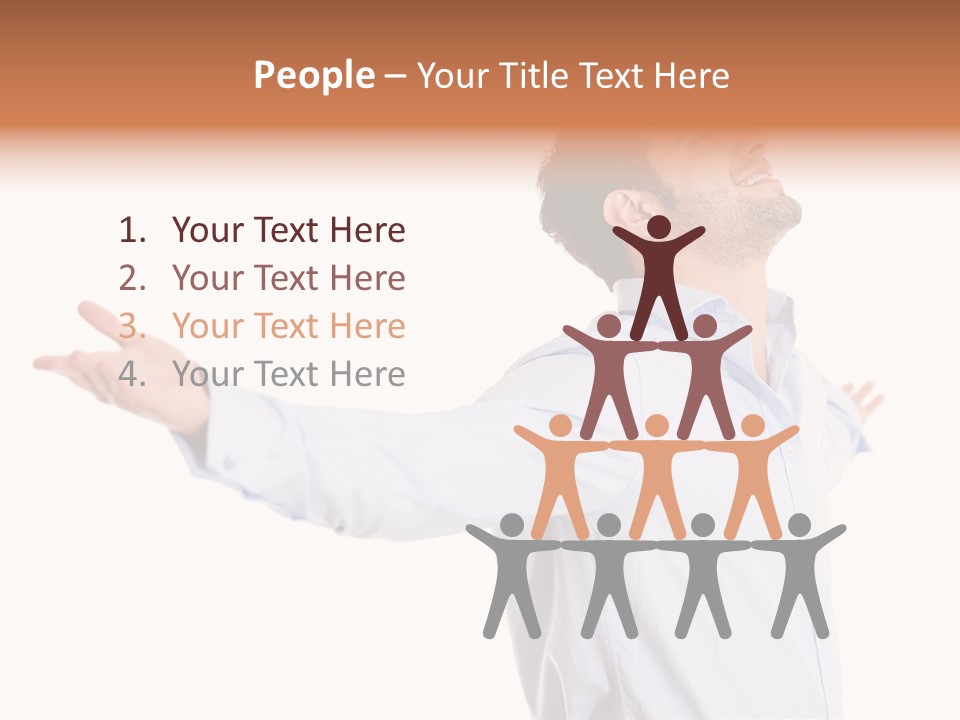 Winner Celebrating Happiness PowerPoint Template