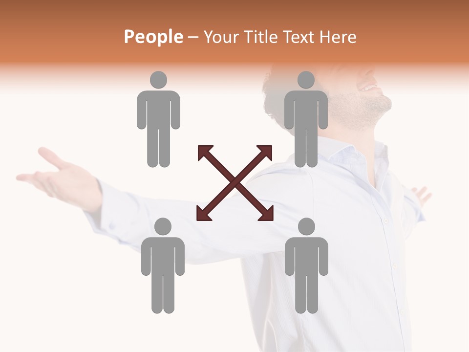 Winner Celebrating Happiness PowerPoint Template