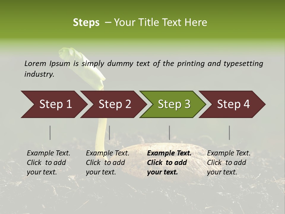 One Water Young PowerPoint Template
