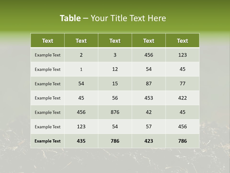 One Water Young PowerPoint Template