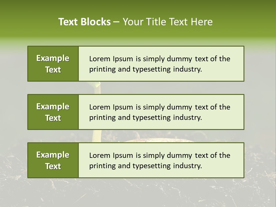 One Water Young PowerPoint Template