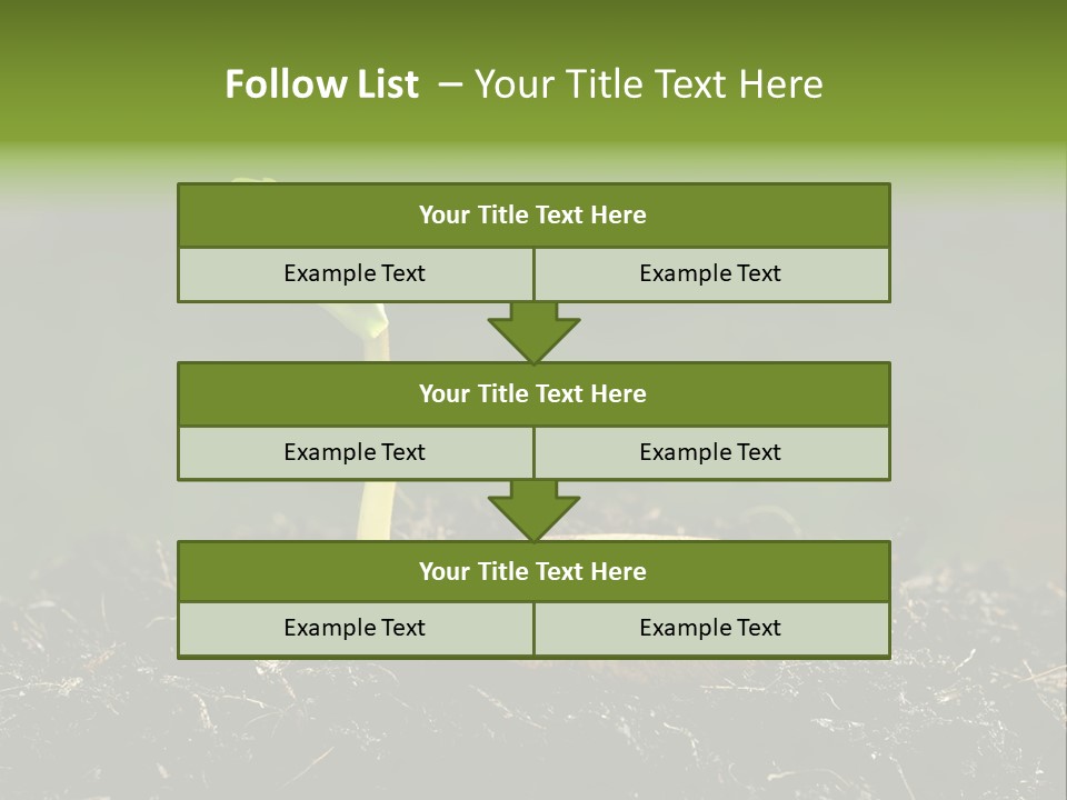 One Water Young PowerPoint Template