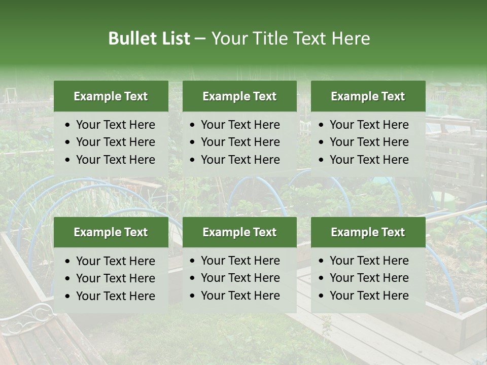 Land Ecological Leisure PowerPoint Template
