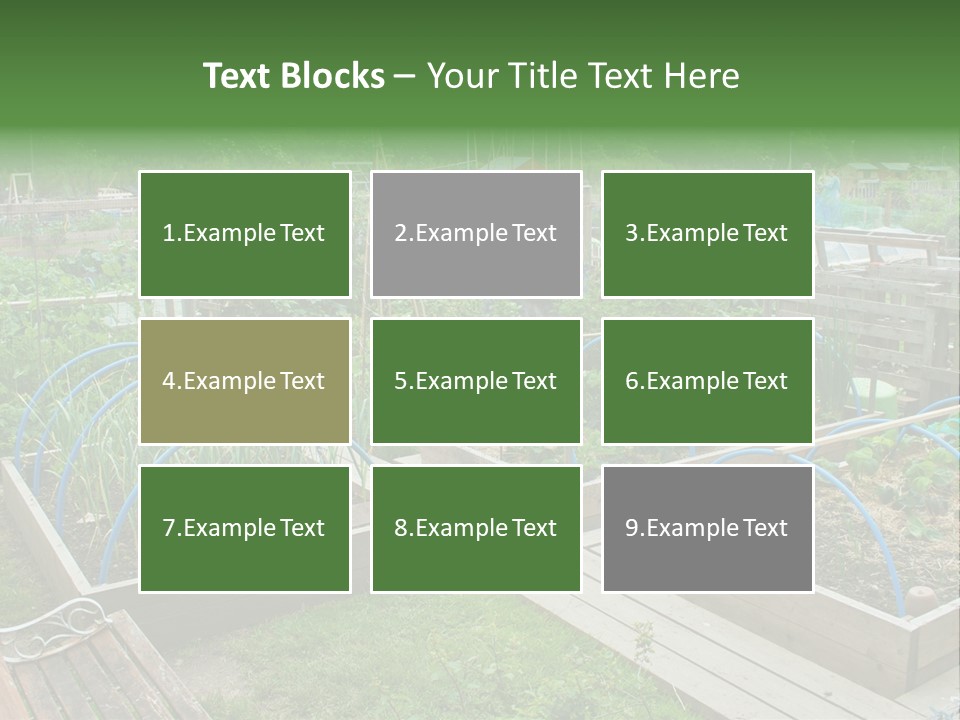 Land Ecological Leisure PowerPoint Template
