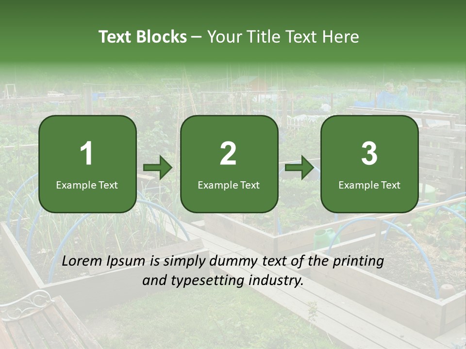 Land Ecological Leisure PowerPoint Template