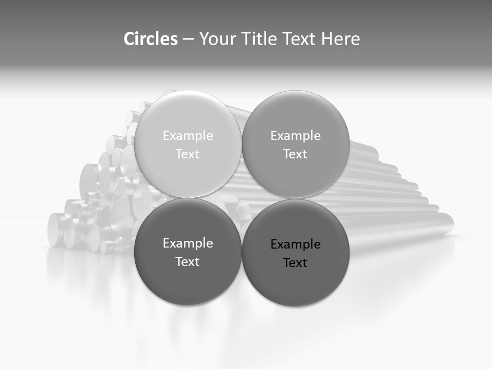 Pipe Horizontal Metal Industry PowerPoint Template