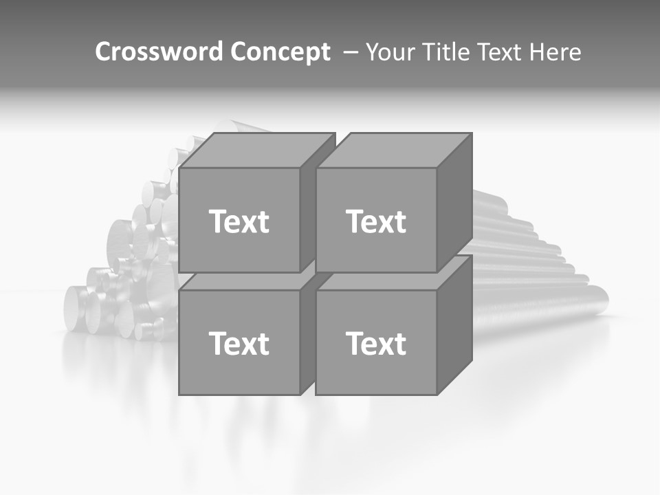 Pipe Horizontal Metal Industry PowerPoint Template