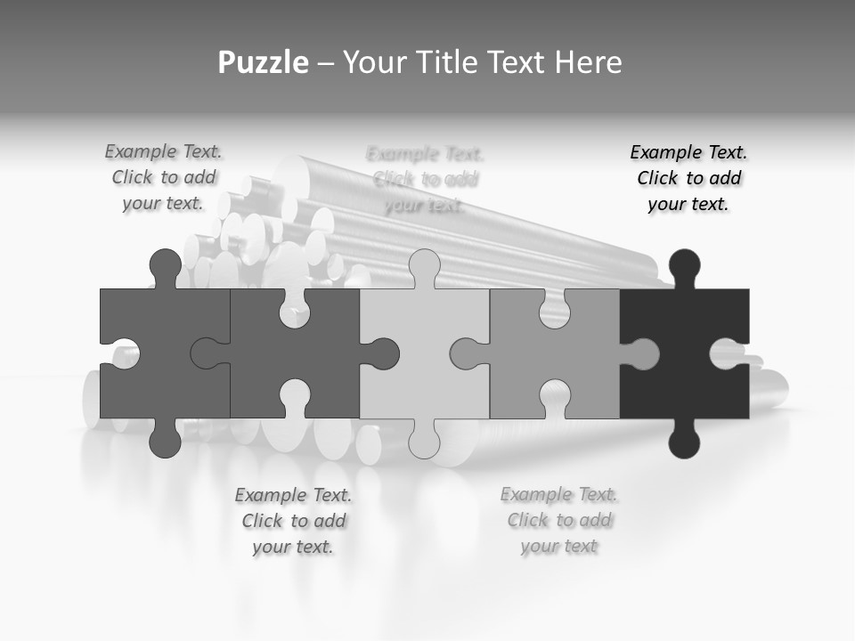 Pipe Horizontal Metal Industry PowerPoint Template