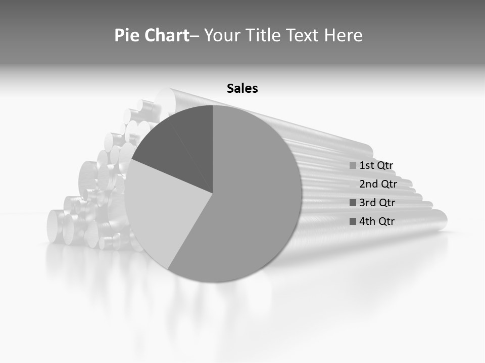 Pipe Horizontal Metal Industry PowerPoint Template