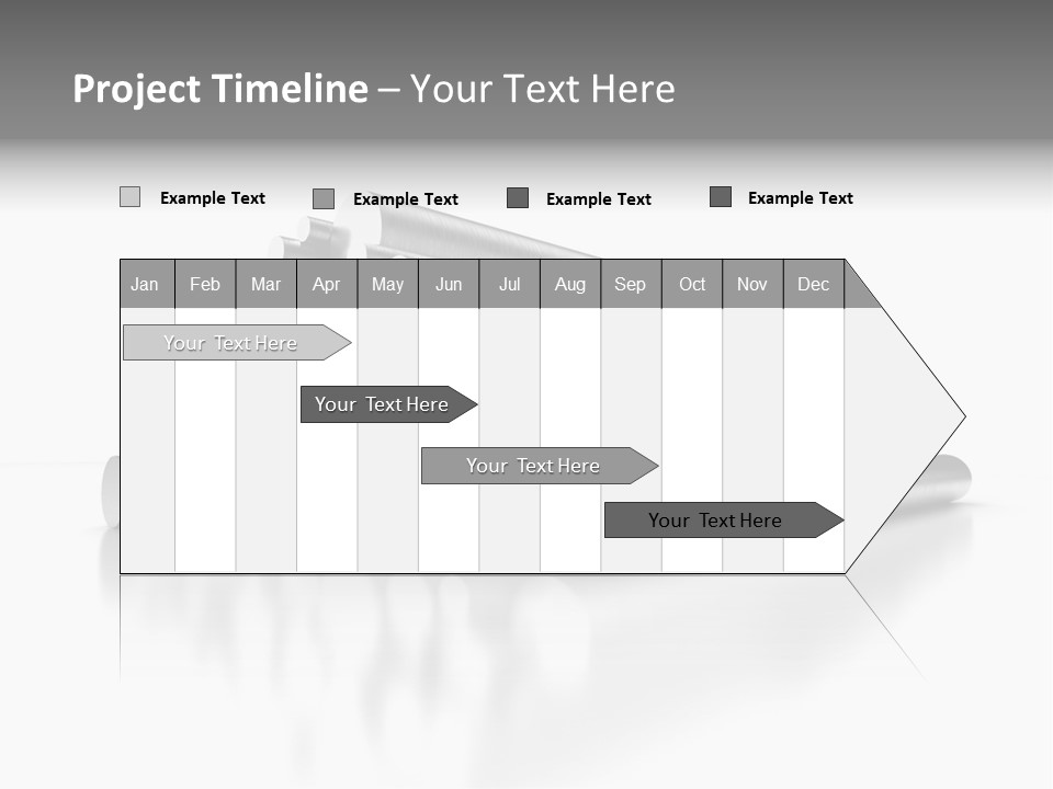 Pipe Horizontal Metal Industry PowerPoint Template
