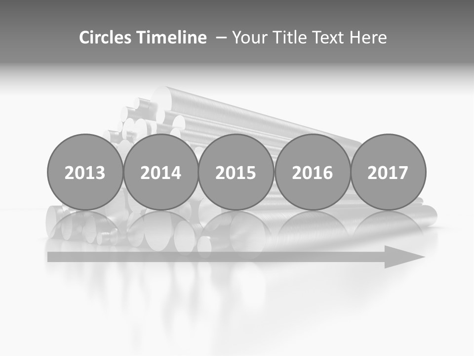 Pipe Horizontal Metal Industry PowerPoint Template