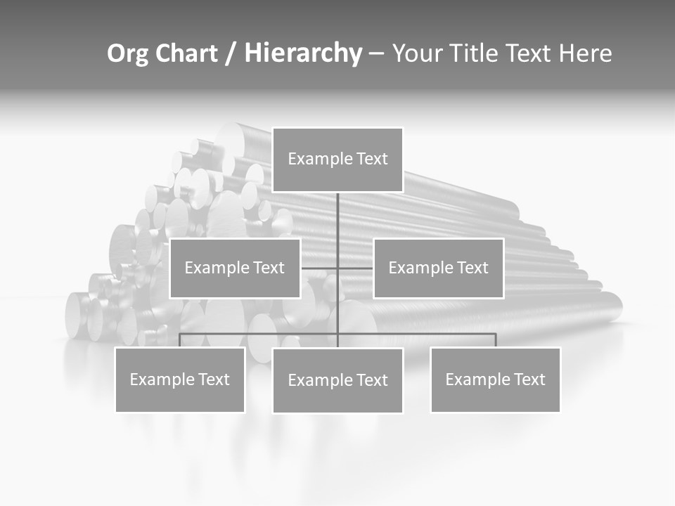 Pipe Horizontal Metal Industry PowerPoint Template