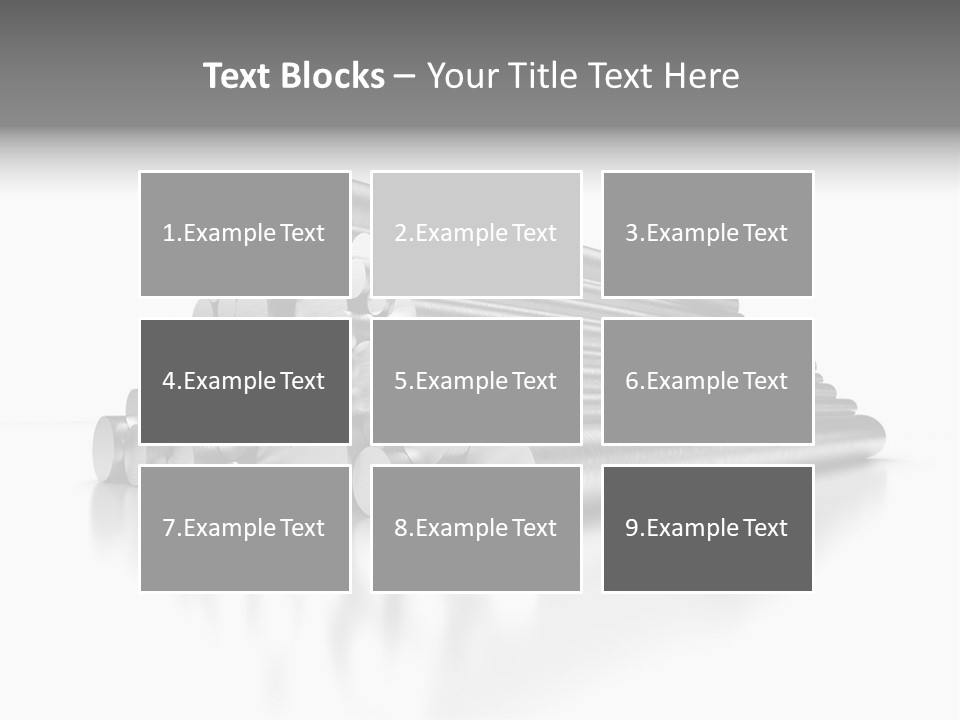 Pipe Horizontal Metal Industry PowerPoint Template