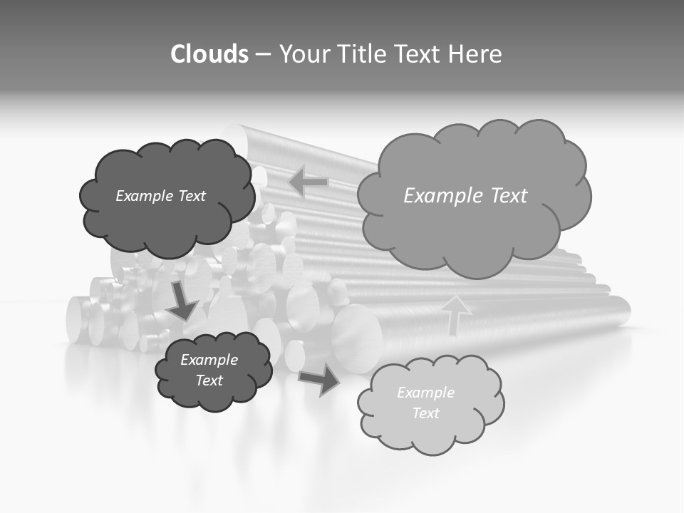Pipe Horizontal Metal Industry PowerPoint Template