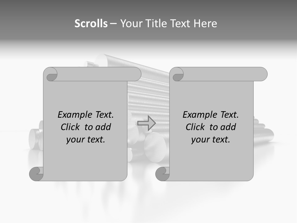 Pipe Horizontal Metal Industry PowerPoint Template