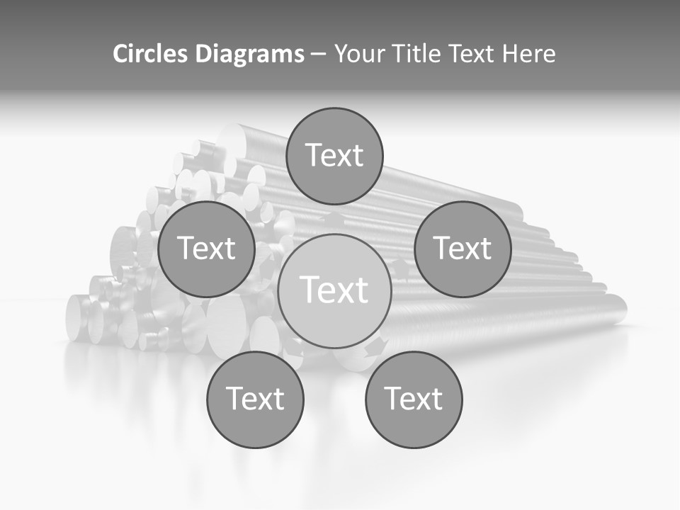 Pipe Horizontal Metal Industry PowerPoint Template