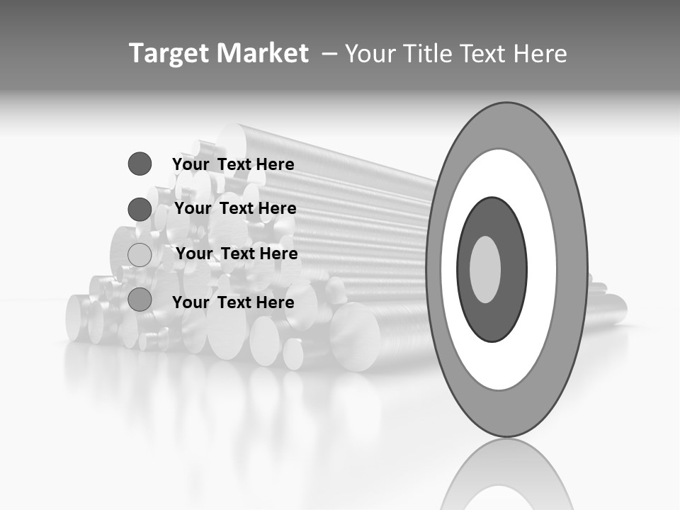 Pipe Horizontal Metal Industry PowerPoint Template