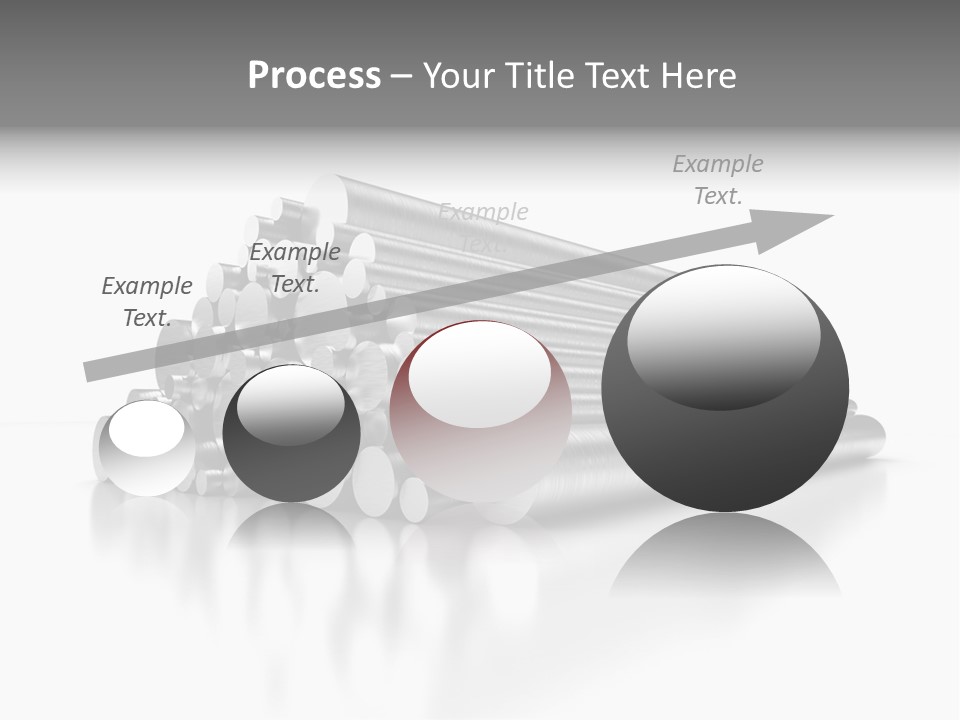 Pipe Horizontal Metal Industry PowerPoint Template