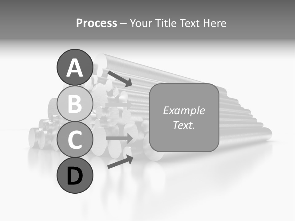 Pipe Horizontal Metal Industry PowerPoint Template