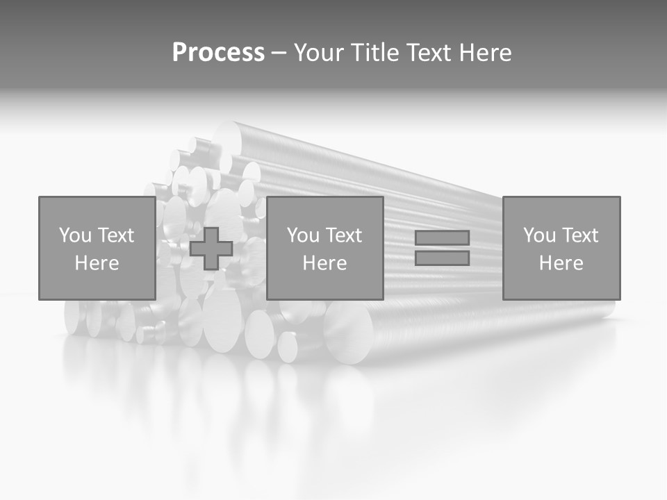 Pipe Horizontal Metal Industry PowerPoint Template