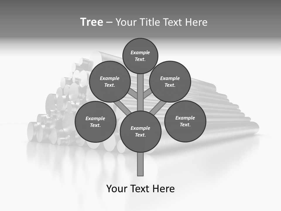 Pipe Horizontal Metal Industry PowerPoint Template
