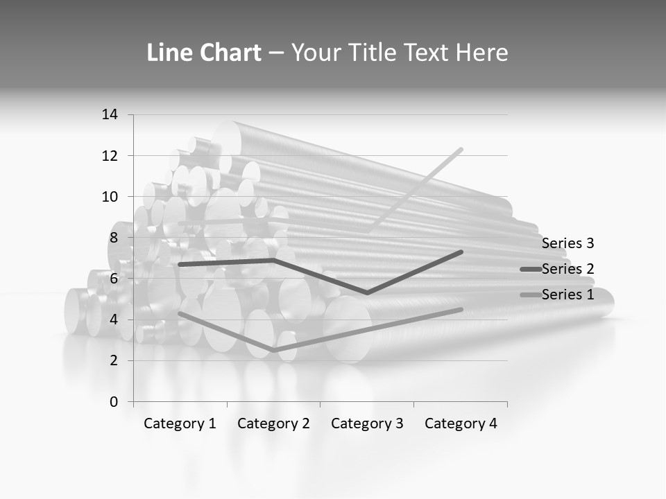 Pipe Horizontal Metal Industry PowerPoint Template