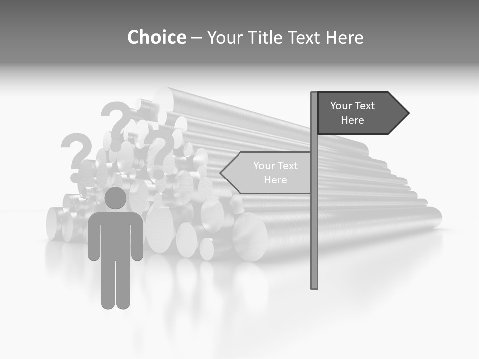 Pipe Horizontal Metal Industry PowerPoint Template