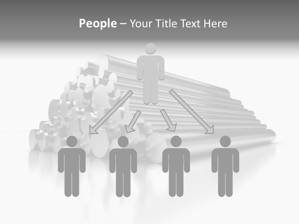 Pipe Horizontal Metal Industry PowerPoint Template