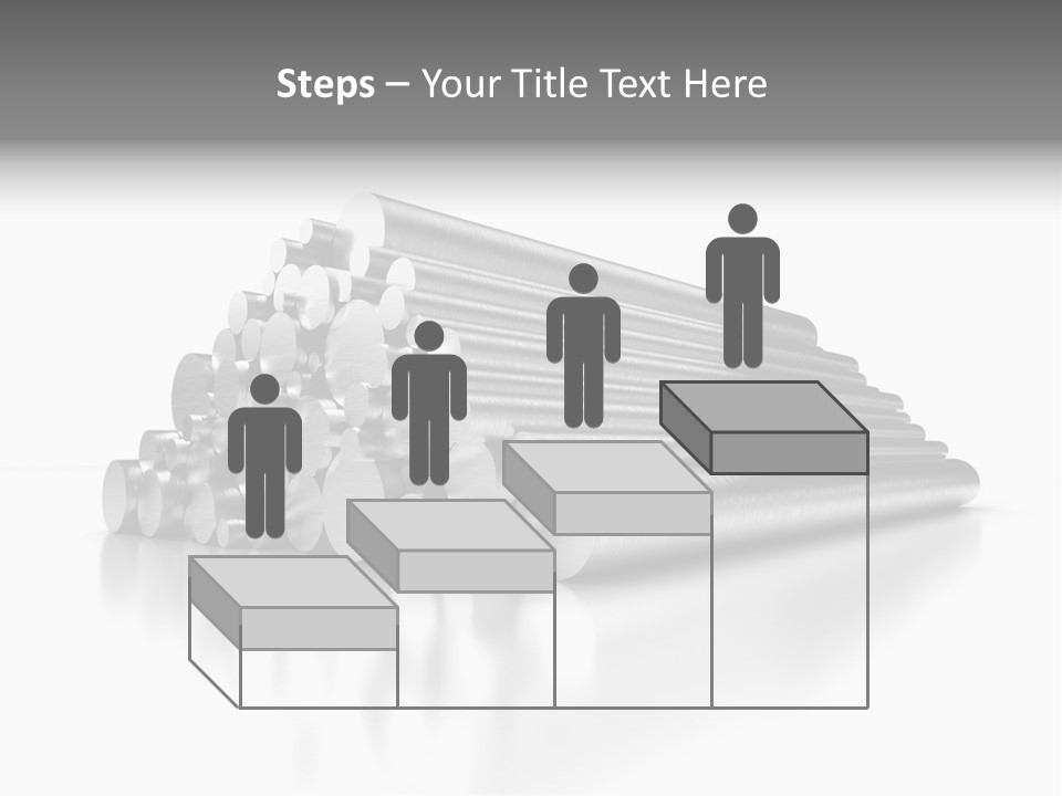 Pipe Horizontal Metal Industry PowerPoint Template