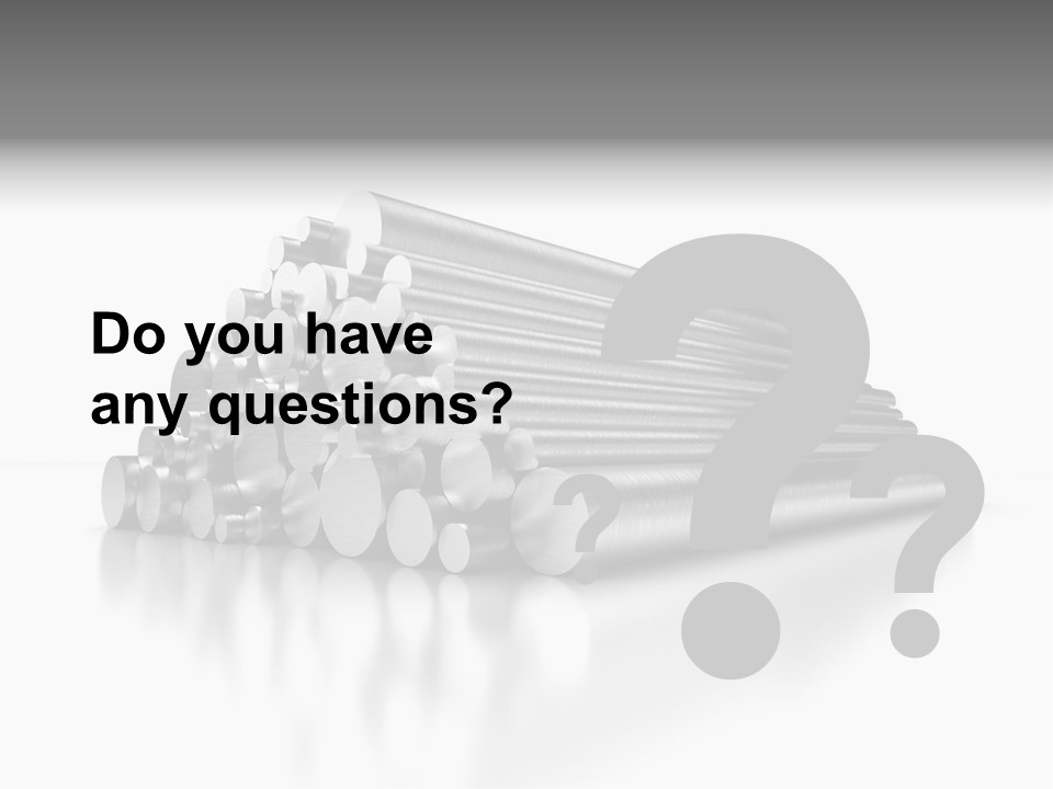 Pipe Horizontal Metal Industry PowerPoint Template