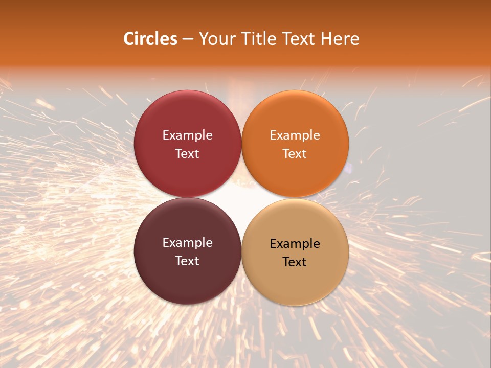 Brightly Lit Metal Bright PowerPoint Template