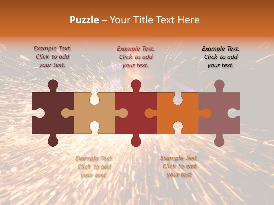 Brightly Lit Metal Bright PowerPoint Template